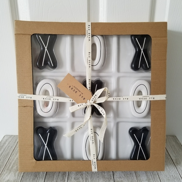 Rae Dunn Other - Rae Dunn XOXO TIC TAC Toe Ceramic Board Game
